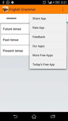 Learn English Grammar android App screenshot 0