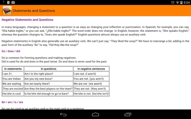 Learn English Grammar android App screenshot 12