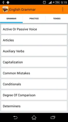 Learn English Grammar android App screenshot 7