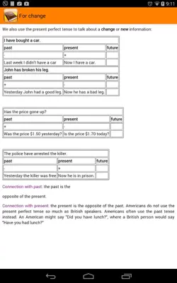 Learn English Grammar android App screenshot 8